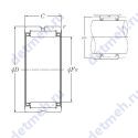 Чертеж подшипника RNA4905R