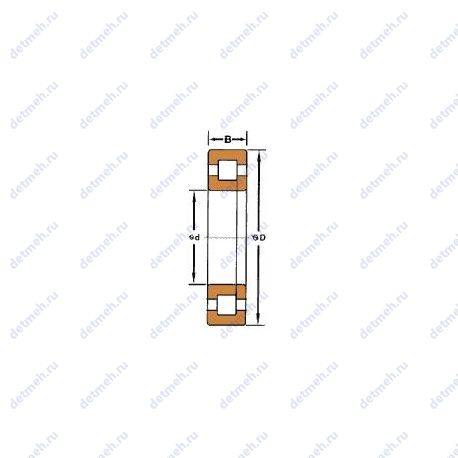 Подшипник NUP 206 чертеж