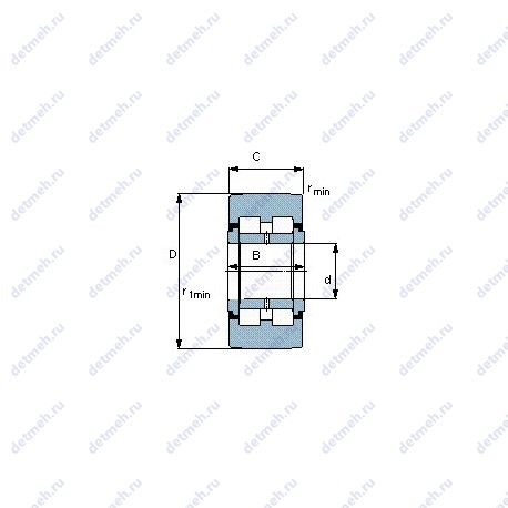 Подшипник PWTR 1542.2RS чертеж