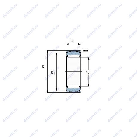 Подшипник RPNA 20/35 чертеж