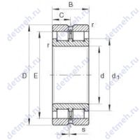 Чертеж подшипника SL02 4916-A
