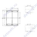 Чертеж подшипника RNAO-20x28x26ZW
