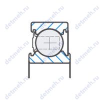 Чертеж подшипника AB12458S06