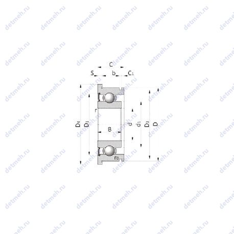 Подшипник AB41659YS04 чертеж