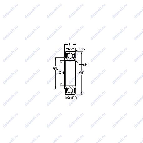 Подшипник B541DD чертеж