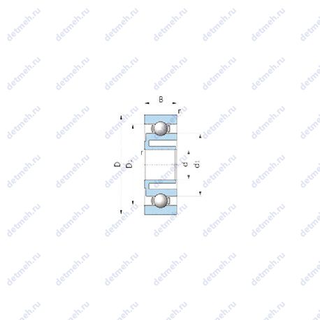 Подшипник BB1-3040A чертеж