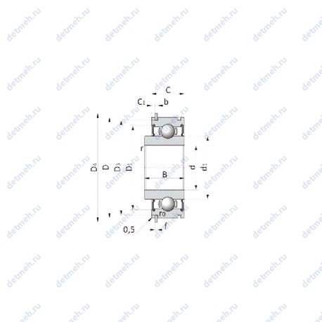 Подшипник BB1-3251C чертеж
