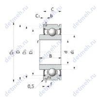 Чертеж подшипника BB1-3251C