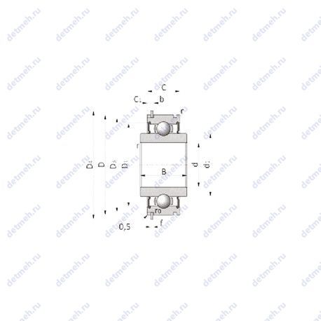 Подшипник BB1-3255 чертеж