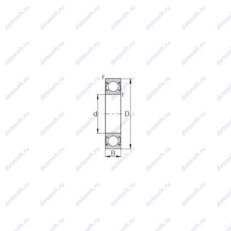 Подшипник BR5595 чертеж