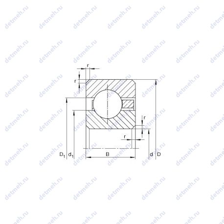 Подшипник CSCA120 чертеж