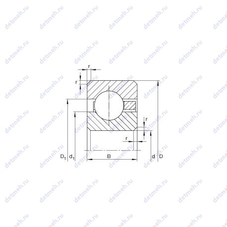 Подшипник CSCF090 чертеж