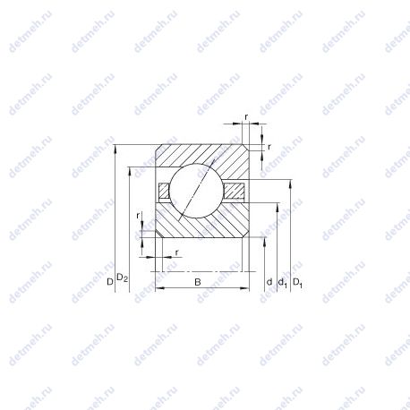 Подшипник CSEB020 чертеж