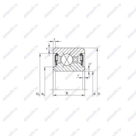 Подшипник CSXU100-2RS чертеж