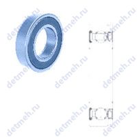 Чертеж подшипника F18048