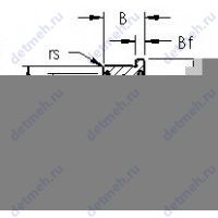 Чертеж подшипника F694HZZ