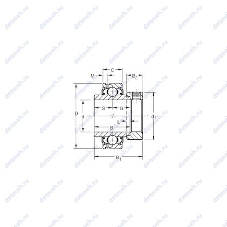 Подшипник G1115KLL чертеж