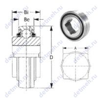 Чертеж подшипника GW211PPB17