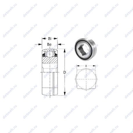 Подшипник GW211PPB3 чертеж