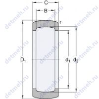 Чертеж подшипника RIS 204