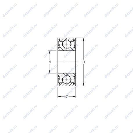 Подшипник S10PP2 чертеж