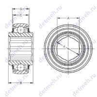Чертеж подшипника SBX0762LLMC4/L738Q1