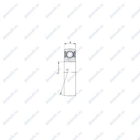 Подшипник SC209-2RS чертеж