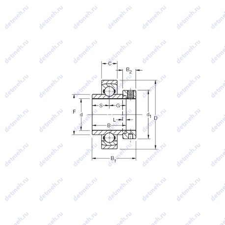 Подшипник SM1103KS чертеж
