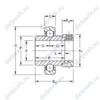 Чертеж подшипника SM1107KB
