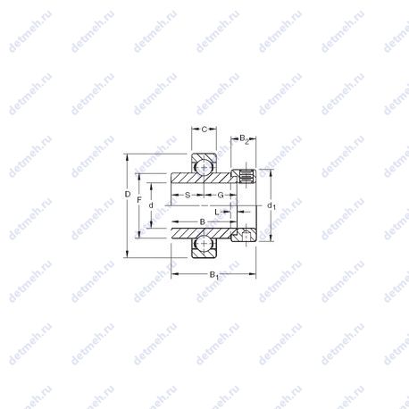 Подшипник SM1202K чертеж