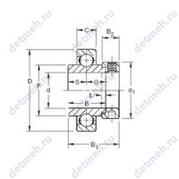Чертеж подшипника SMN403W-BR