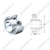 Чертеж подшипника SUC210