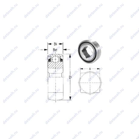 Подшипник W210PPB4 чертеж