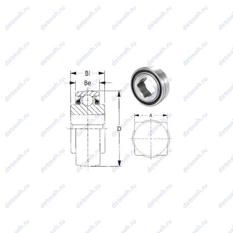Подшипник W210PPB6 чертеж