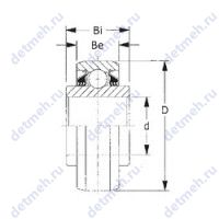 Чертеж подшипника W211PPB4
