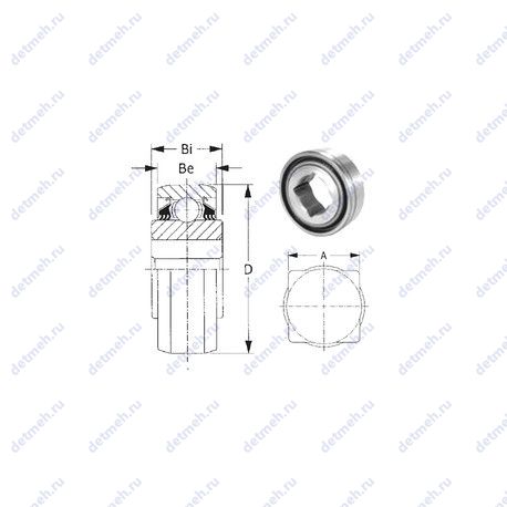 Подшипник W211PPB6 чертеж