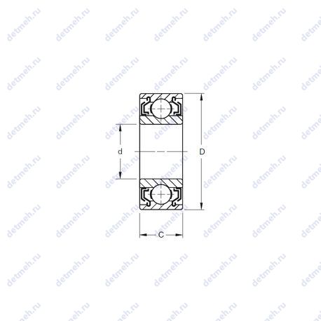 Подшипник W311KLL чертеж
