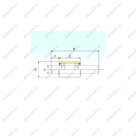 Подшипник WB1630134 чертеж