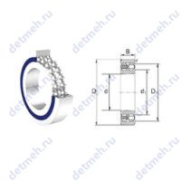 Чертеж подшипника 2205-2RS