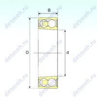 Чертеж подшипника 2209-2RSKTN9