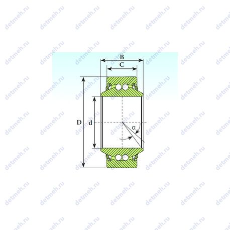 Подшипник GE 10 BBL чертеж
