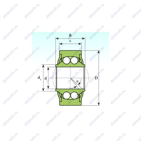 Подшипник GE 30 BBH чертеж
