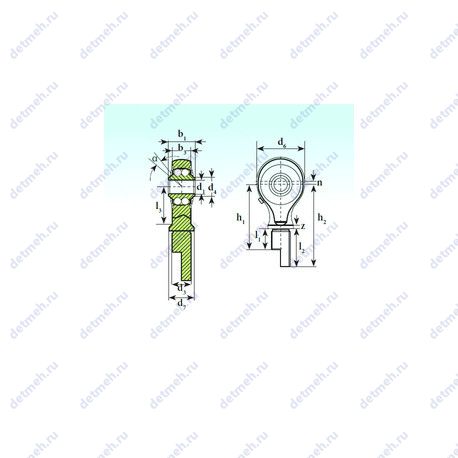 Подшипник TSM 08-00 BB-E чертеж