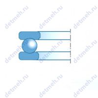 Чертеж подшипника 45TAG12