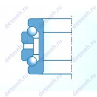 Чертеж подшипника 742028
