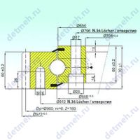 Чертеж подшипника EB1.25.0856.200-1STPN