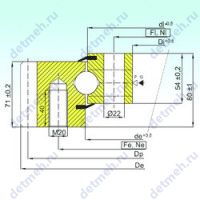 Чертеж подшипника EB1.25.1055.200-1STPN