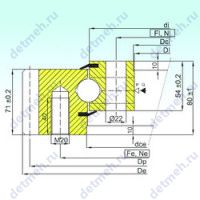 Чертеж подшипника EB1.25.1055.201-2STPN