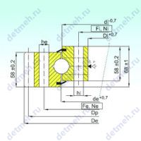 Чертеж подшипника EB1.25.1314.400-1SPPN