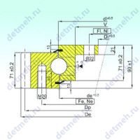 Чертеж подшипника EBL.30.1155.200-1STPN